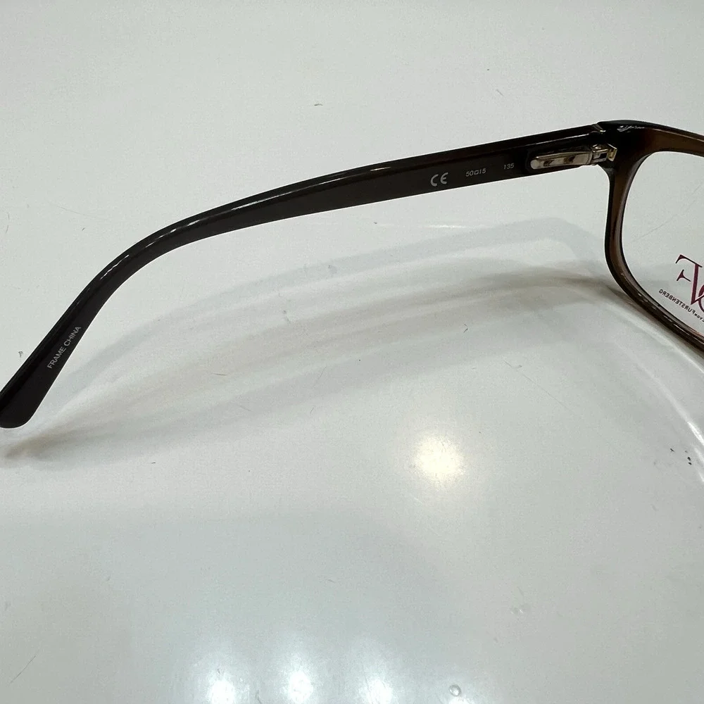 NEW Diane von Furstenberg 5054 201 Translucent Brown Eyeglasses Frames 50-15-135